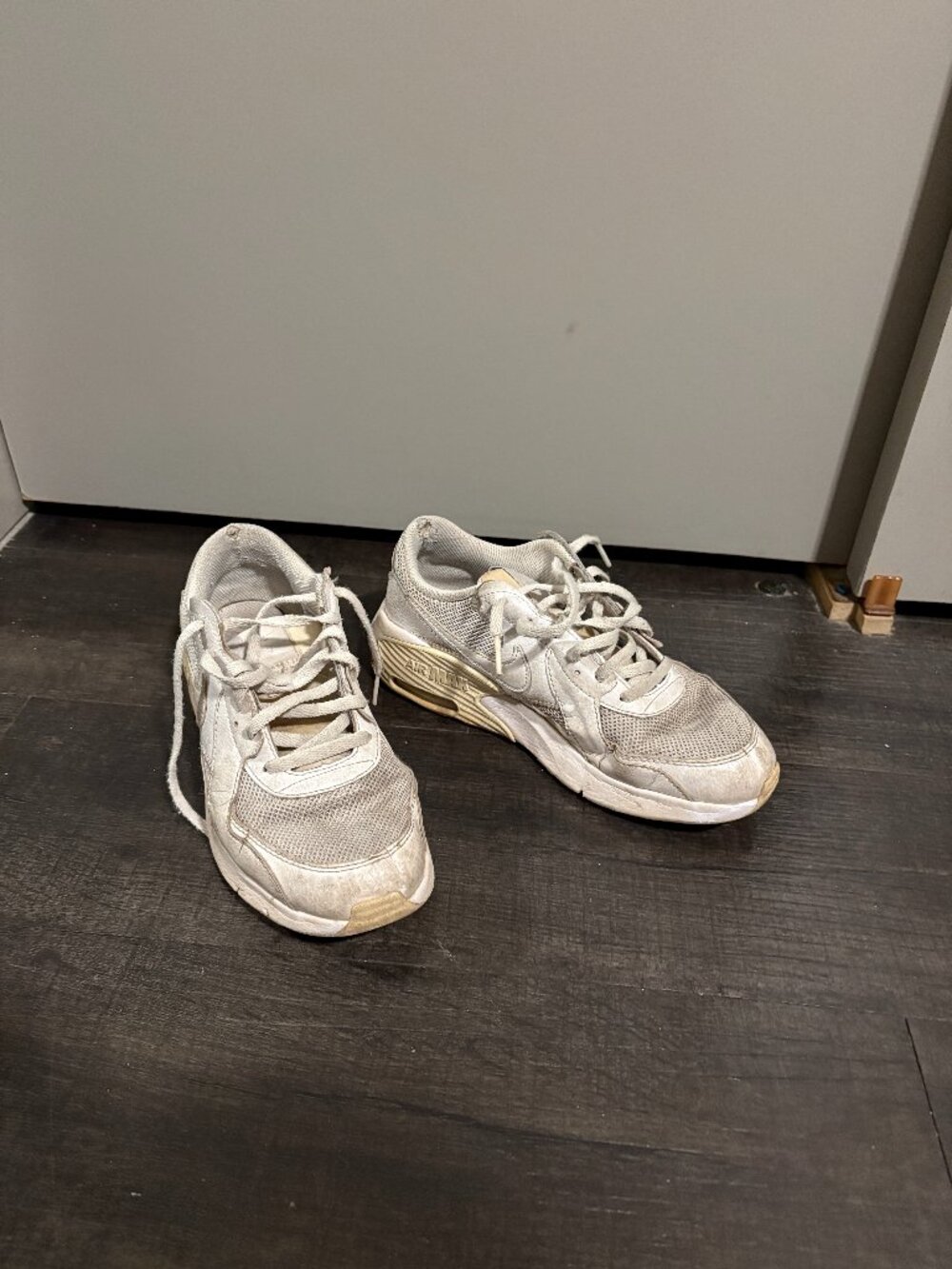 White Nike sneakers